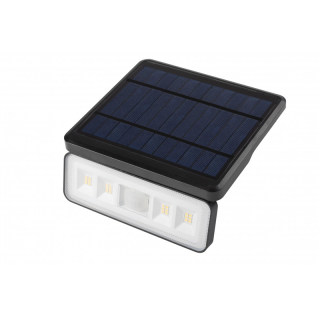 Oprawa solarna z czuj.ruchu i zmierzchu DAVOS, LED, 1000lm, 4000K, 2000mAh, IP54, czarny  LD-DAVOS-1000-10/GTV