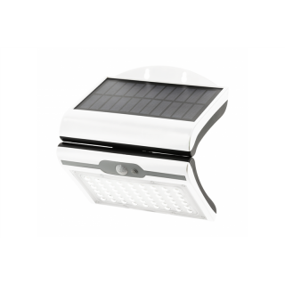 Oprawa solarna z czuj.ruchu i zmierzchu RAMOS, LED, 300lm, 6000K, 1800mAh, IP44, biały  LD-RAMOS50W-CW-00/GTV