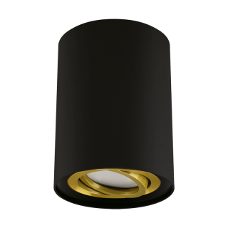 Oprawa sufitowa HARY C GU10 BLACK/GOLDEN  04240/IDE