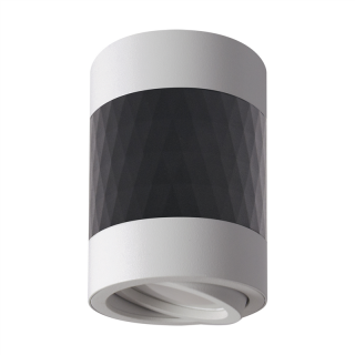 Oprawa sufitowa PIANO DWL GU10 BLACK/WHITE  04027/IDE