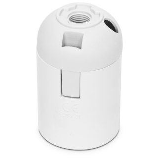 Oprawka E27 plastikowa; OE-27, biały; W-97660, PLASTROL  W-97660/PLR