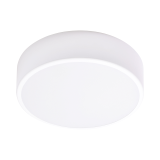 OVO plafon 3xE27 z mikrofalowym czujnikiem ruchu, 3x24W, biała stal, klosz szklany matowy, IP20, O 400  AD-PL-6285WE27SMM/ORN