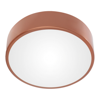OVO plafon 3xE27 z mikrofalowym czujnikiem ruchu, 3x24W, miedziana stal, klosz szklany matowy, IP20, O 400  AD-PL-6285CPE27SMM/ORN