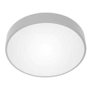 OVO plafon 4xE27, 4x24W, szara stal, klosz szklany matowy, IP20, O 500  AD-PL-6286GE27SM/ORN