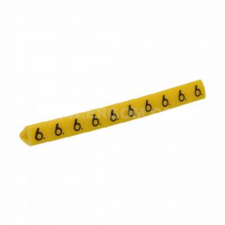 Oznaczniki kablowe OZ-1/"6", fi.2,5-4,5mm (opk=100szt)  E04ZP-01020200700/ERG