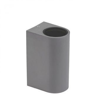 Parete GU10 X2 Dwukierunkowy Kinkiet 250V IP54 150 x 73 x 95mm Szary  SLIP007008/WOJ