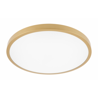 Plafoniera ATOL, LED, 32W, 2560lm, 4000K, AC220-240V, IP54, O400mm, złoty  LD-ATOL32W-NW-40/GTV