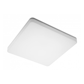 Plafoniera BESA, LED, 24W, 2400lm, 4000K, AC180-250V, IP54, IK10, PC, kwadrat  LD-BES24WKW-40/GTV