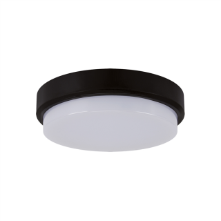Plafoniera hermetyczna LED ARON LED C 12W BLACK NW  03800/IDE