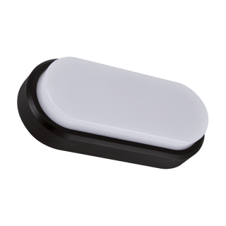 Plafoniera hermetyczna LED ARON LED L 12W BLACK NW  03798/IDE