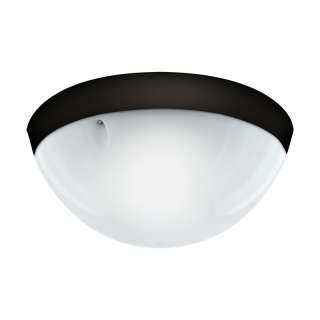 Plafoniera hermetyczna z czujnikiem ruchu AQUA DOLUNAY BLACK S  03076/IDE
