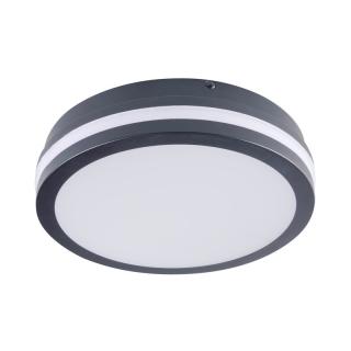 Plafoniera LED 12/18W max.1610/1740/1740lm, 3000/3500/4000K, IP65 okrągła grafit, BENO 12-18W CCT-O G; 38789, KANLUX  38789/KAN