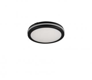 Plafoniera LED BENO 12W CCT, okrągła, 1050(WW)/1150(NW)/1100(CW)lm, 3000K/4000K/6000K, IP65, czarny  38381/KAN