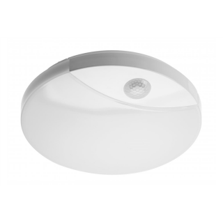 Plafoniera z czuj.ruchu LOGOS, LED, 16W, 1200lm, 4000K, AC220-240V, IP44  LD-LOG16W-LED/GTV