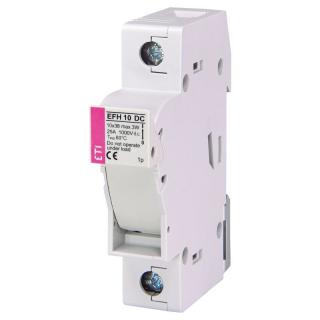 Podstawa bezpiecznikowa 1P 25A 1000V DC na wkładki gPV 10x38mm, EFH 10 DC 1p; 002540201, ETI POLAM  002540201/ETI