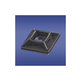 Podstawka montażowa do opasek zaciskowych samoprzylepna 25x25mm czarna PMS-25-25-UV-100, opk=100szt; 25.252, ELEKTRO-PLAST OPATÓWEK  25.252/EPO