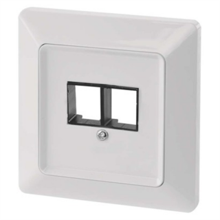 Pokrywa gniazda 2× RJ45  A6004.4/EMO