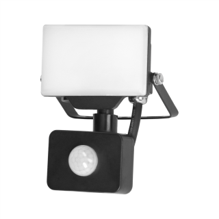 PORTO S LED 10W naświetlacz z PIR, 800lm, IP44, 4000K, aluminium + poliwęglan  AD-NL-6462BLR4/ORN