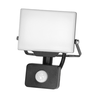 PORTO S LED 20W naświetlacz z PIR, 1600lm, IP44, 4000K, aluminium + poliwęglan  AD-NL-6463BLR4/ORN