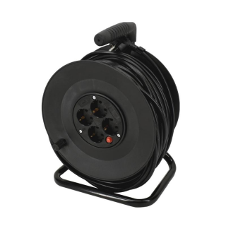 Przedłużacz Bębnowy Schuko 4 Gn. +"0" 15m 3x1,5mm2  B16-DG-4ZRS05-15/BMK