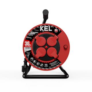 Przedłużacz bębnowy warsztatowy PROFESSIONAL LINE PB-PRO/S/30M/3X1,5/H05RR-F  W-97055/PLR