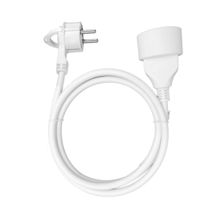 Przedłużacz domowy jednogniazdowy, 1x2P+Z 1,5m,kabel PVC H05VV-F 3x1,5mm2, 230VAC/16A  OR-AE-13194/1,5M/ORN