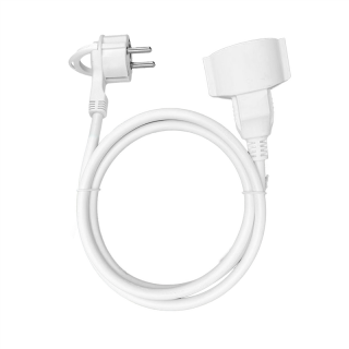 Przedłużacz domowy jednogniazdowy, 1x2P+Z (schuko) 3m,kabel PVC H05VV-F 3x1,5mm2, 230VAC/16A  OR-AE-13194(GS)/3M/ORN