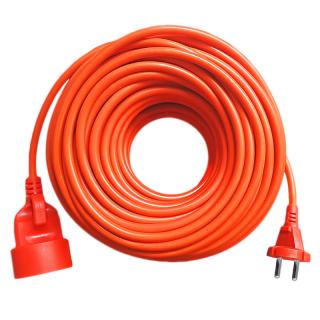 Przedłużacz jednogniazdowy 2p, 10A, 2500W, z przewodem OMY 2x1mm2, 30m, PO-ST/30M/2X1; W-98941, PLASTROL  W-98941/PLR