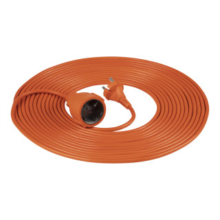 Przedłużacz PVC IP20 10m 1x2P, H03VV-F 2x1mm2  GES-3/10M/ORN