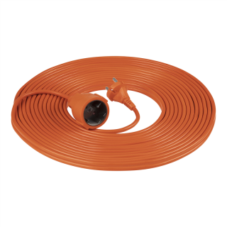 Przedłużacz PVC IP20 20m 1x2P, H03VV-F 2x1mm2  GES-3/20M/ORN