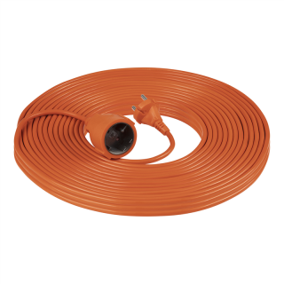 Przedłużacz PVC IP20 30m 1x2P, H03VV-F 2x1mm2  GES-3/30M/ORN