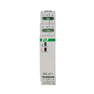Przeka?nik bistabilny 230V 1R+1Z, montaż na szynie DIN  BIS-411-1R1Z/FIF