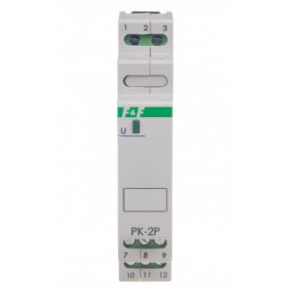 Przekaźnik elektromagnetyczny PK-2P, 12V AC/DC, styk: 2P - przełączny, 2x8A, 1M  PK-2P-12V/FIF
