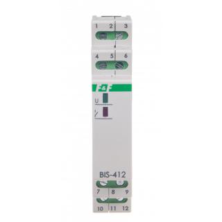Przekaźnik impulsowy grupowy 16A 230VAC 1P; BIS-412, FF  BIS-412/FIF