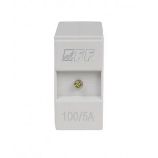 Przekładnik prądowy na kabel i szynę fi22+30/25/20x10mm 100/5A fi22, kl. 0,5; TI-100-5, FF  TI-100-5/FIF