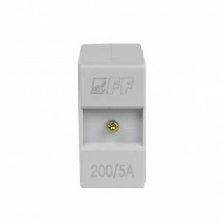Przekładnik prądowy na kabel i szynę fi22+30/25/20x10mm 200/5A fi22, kl. 0,5; TI-200-5, FF  TI-200-5/FIF