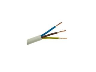 Przewód OWY 3x2,5żo H05VV-F oponowy, warsztatowy 300/500V, BIAŁY, bęben 500m ; ELEKTROKABEL  5907702810911/500/EKB