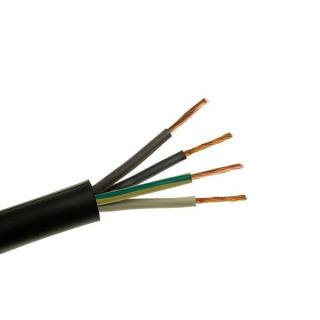 Przewód OWY 4x1,0 żo H05VV-F oponowy, warsztatowy 300/500V, CZARNY, krążek 100m; ELEKTROKABEL  5907702816968/EKB