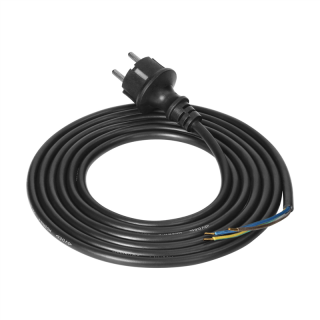 Przewód przyłączeniowy, wtyczka guma, 3x1,5mm2, 3m  OR-AE-13285/3M/ORN