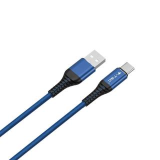 Przewód USB typ: C / 1,2m / Niebieski (seria gold); 8633, V-TAC  8633/VTC