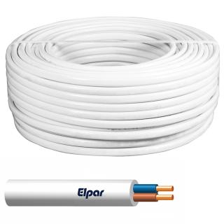Przewód YDY 2x1,5 450/750V biały instalacyjny; ELPAR  5901854412290/ELP