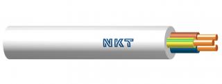 Przewód YDY 3x4 żo 450/750V biały, krążek 100m; NKT CABLES  172171008C0100/NKT