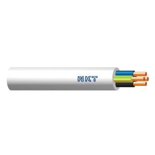 Przewód YDY 4x1,5 żo 450/750V Lumen biały (żyły: żo, niebieska, brązowa, czarna), szpula 500m bezzwrotna; NKT CABLES  172171015S0500/NKT