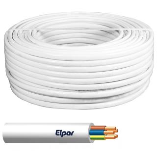 Przewód YDY 5x6 żo 450/750V, biały, krążek 100m; ELEKTROKABEL  5907702810591/EKB