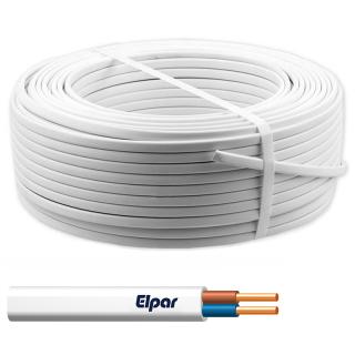 Przewód YDYp 2x4 450/750V biały instalacyjny; ELPAR  5901854412887/ELP