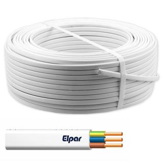 Przewód YDYp 3x1,0 żo 450/750V biały instalacyjny, krążek 100m; ELPAR  5901854412900/ELP
