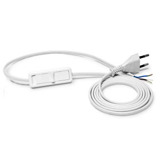 Przyłączacz z wtyczka płaską z łącznikiem przelotowym, biały, PWS-11/2X0,75/3,0  W-10143/PLR
