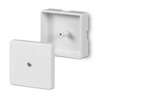 Puszka hermetyczna natynkowa PK-5, wymiary: 60x60x30mm, pusta, IP41, do zastosowań teleinformatycznych, biała; 0236-00; ELEKTRO-PLAST NASIELSK  0236-00/EPN