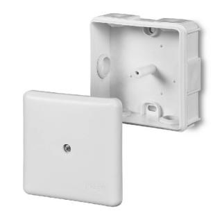 Puszka hermetyczna natynkowa, wymiary: 86x86x39mm, pusta, IP55, biała; 0226-00; ELEKTRO-PLAST NASIELSK  0226-00/EPN