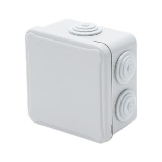 PUSZKA INSTALACYJNA LIGHT POKRYWA PEŁNA, DŁAWNICE 84x84x50 (7xM25) IP54  EP-088/PCE